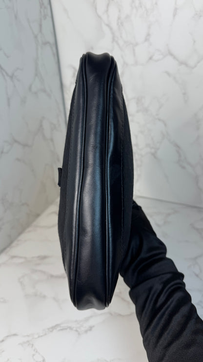 Gucci Jackie Hobo GG Canvas Shoulder Bag Black (Vintage)