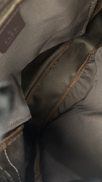 Gucci GG Supreme Canvas Crossbody Brown