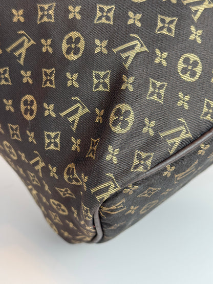 Louis vuitton speedy 30 mini lin Dark brown canvas