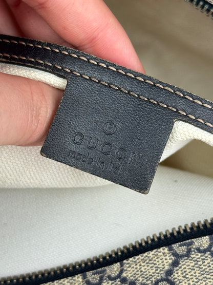 GUCCI Tote Medium GG Supreme Coated canvas Navy