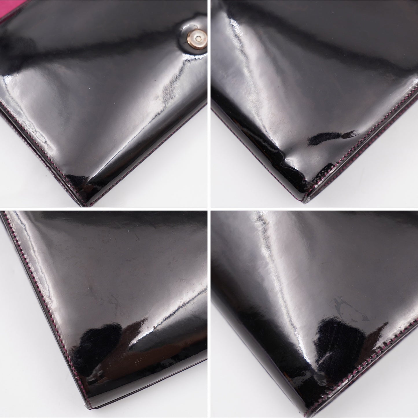 Saint Laurent Bella de Jour  Clutch Patent leather