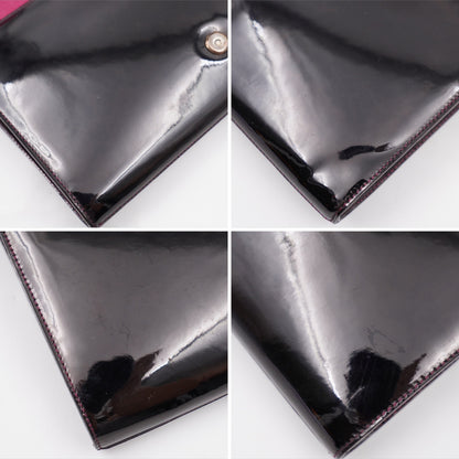 Saint Laurent Bella de Jour  Clutch Patent leather