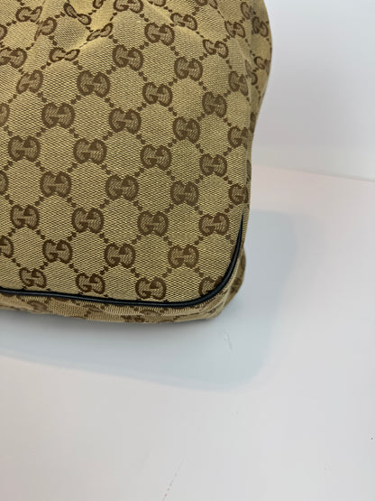 GUCCI Sukey Tote GG Canvas Brown