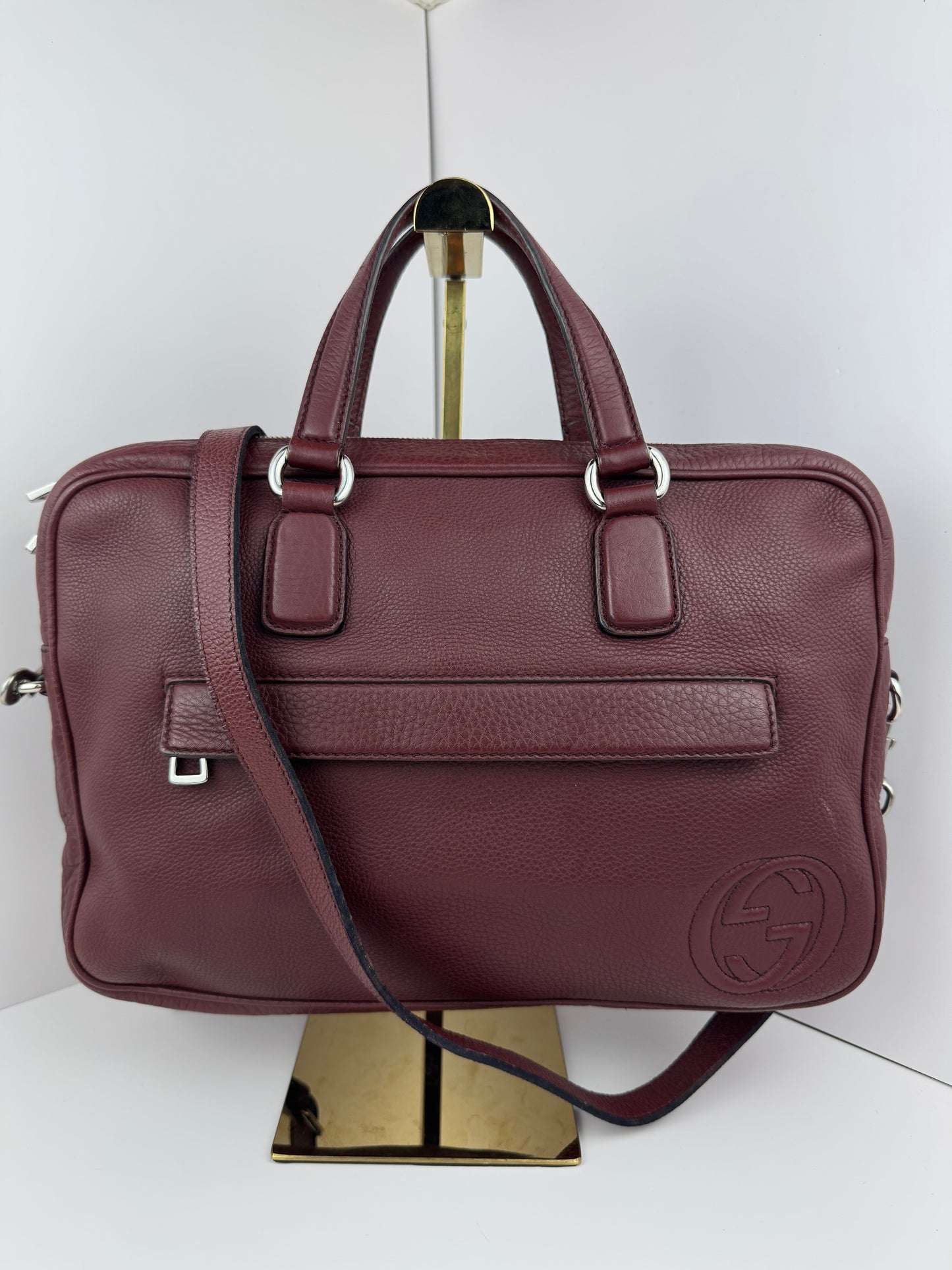 Gucci Briefcase Interlocking GG leather