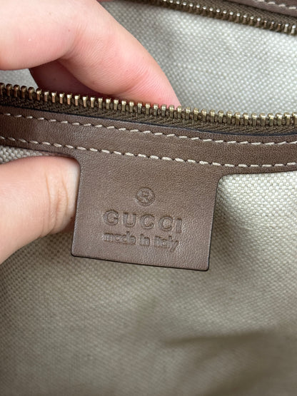 GUCCI Nice Dome GG Supreme Coated canvas Brown