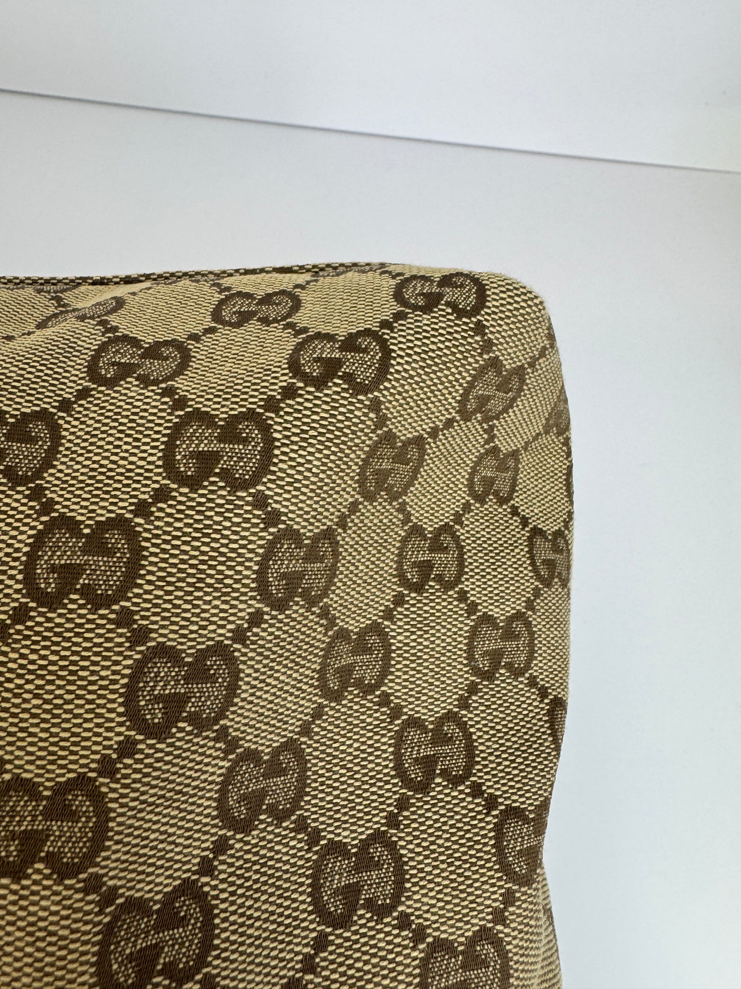 Gucci Web Stripe Diaper Tote GG Canvas
