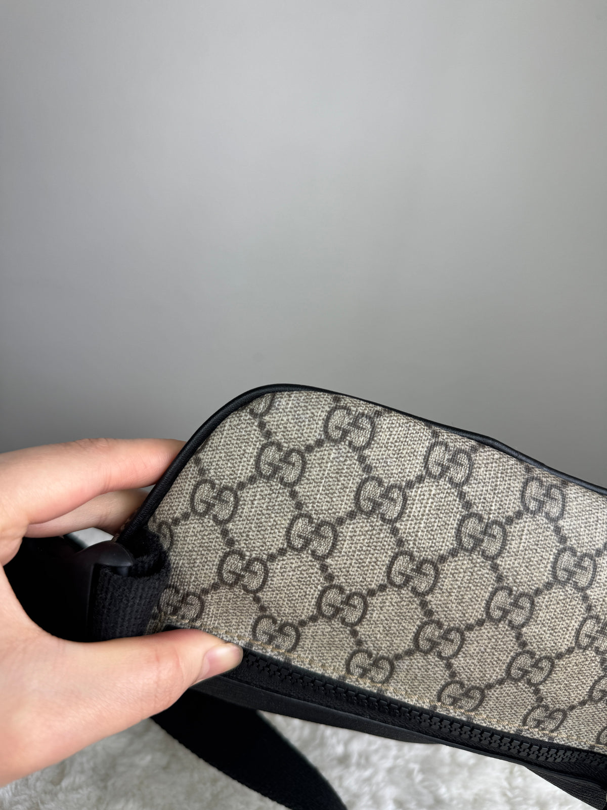 GUCCI Eden Waist Bag GG Coated Canvas Medium