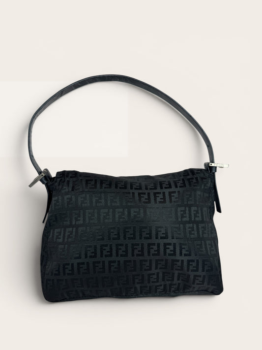 FN02👜 Fendi  Zucchino FF Mama Shoulder bag (COA & Dustbag)