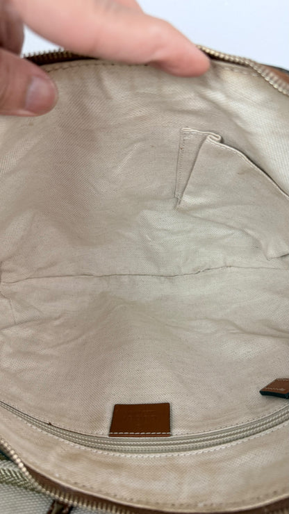 GUCCI Halfmoon GG Canvas Medium