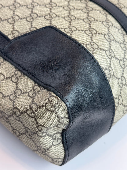 GUCCI Eden Briefcase GG Supreme Canvas Bag