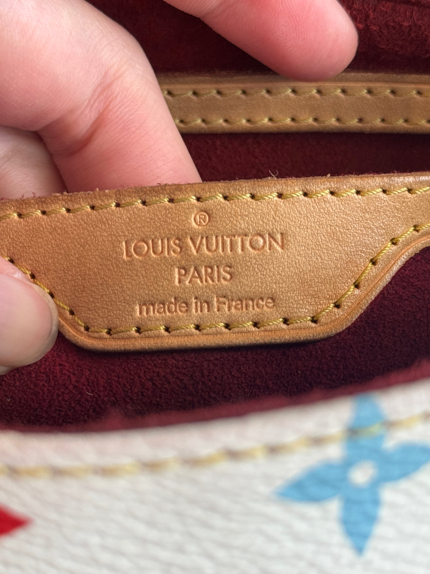LOUIS VUITTON Monogram Multicolor Marilyn White