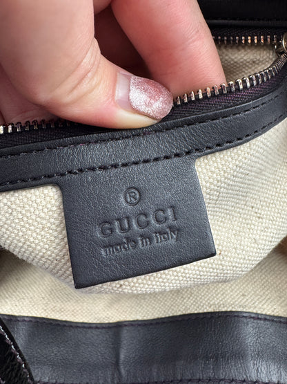 Gucci Interlocking G Soho Crossbody Black