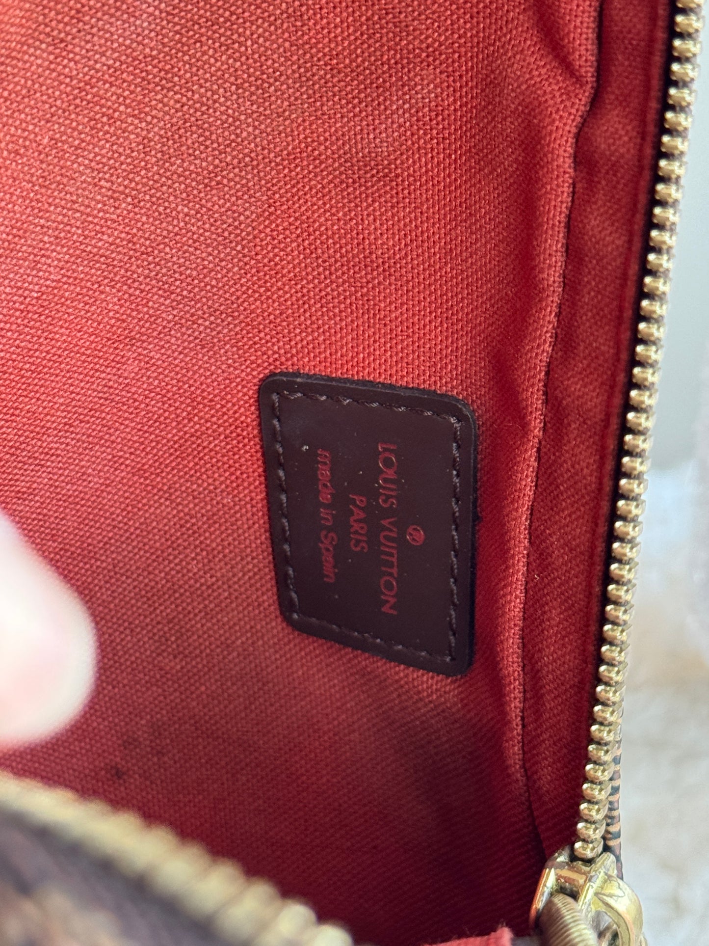 LOUIS VUITTON Damier Ebene Geronimos Sling bag