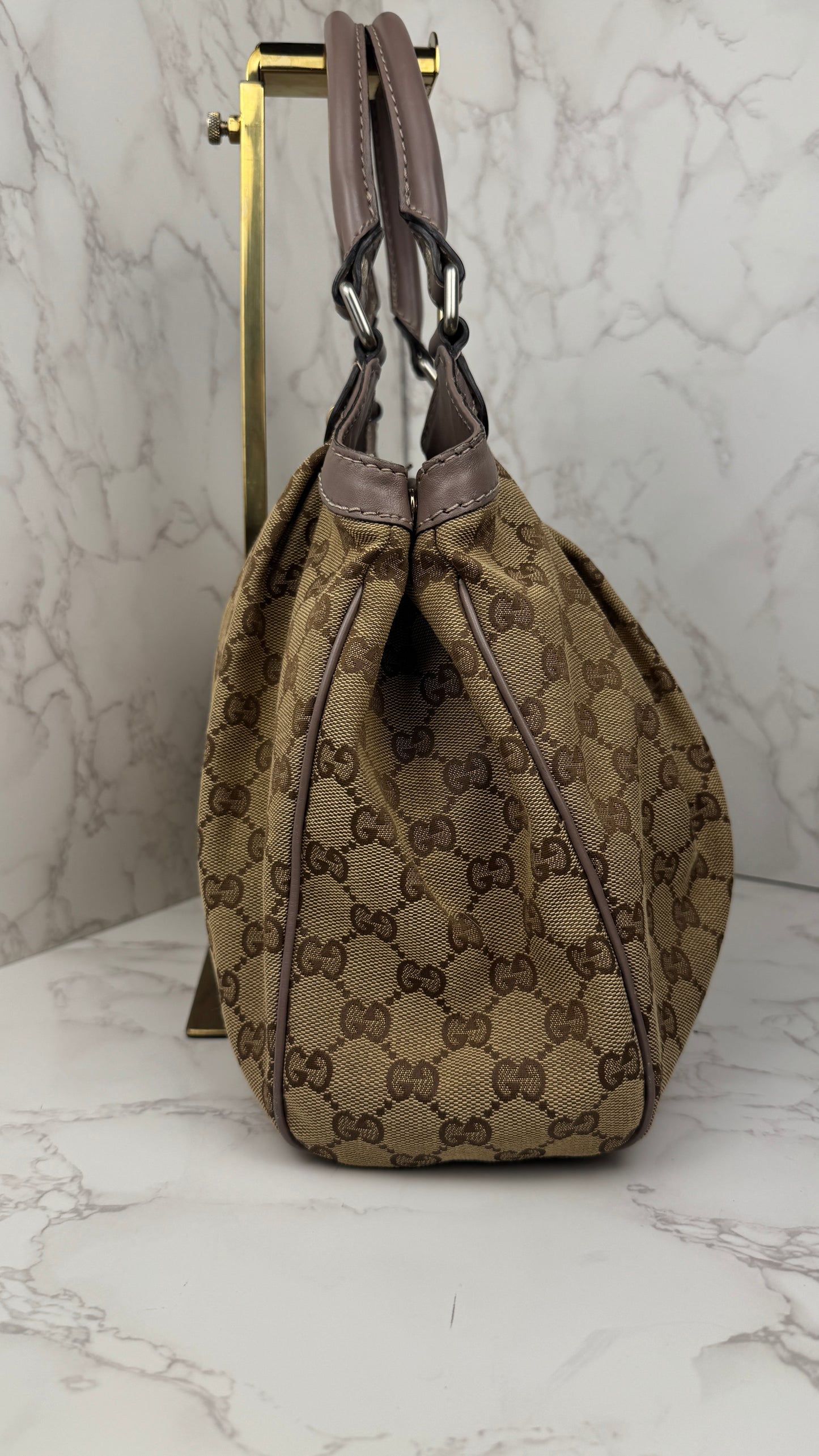 Gucci Sukey Hobo Shoulder Bag Nude