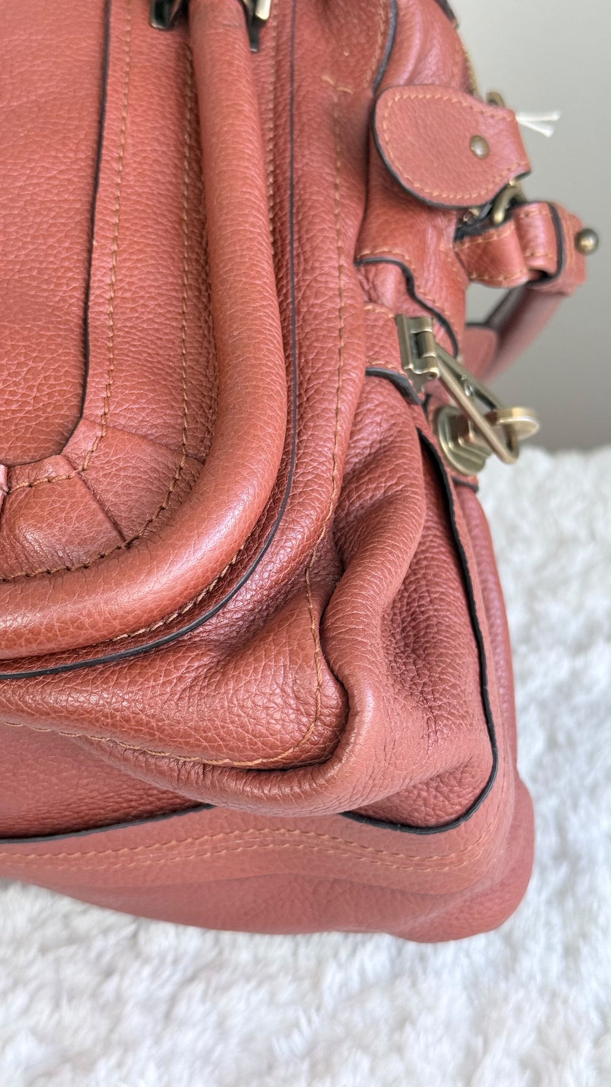 CHLOÉ Paraty Top handle leather bag