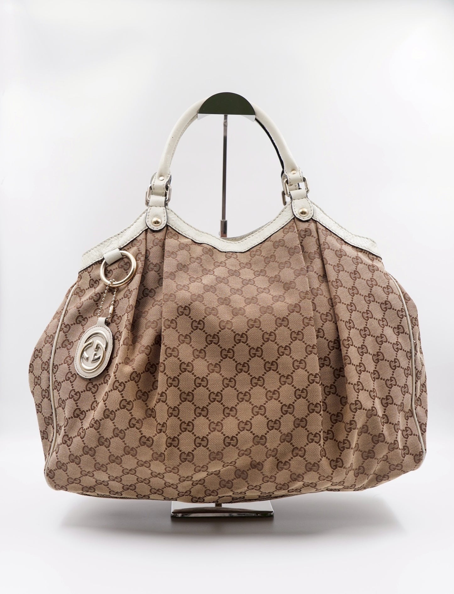 GUCCI Sukey Tote Large GG Canvas(Vintage)
