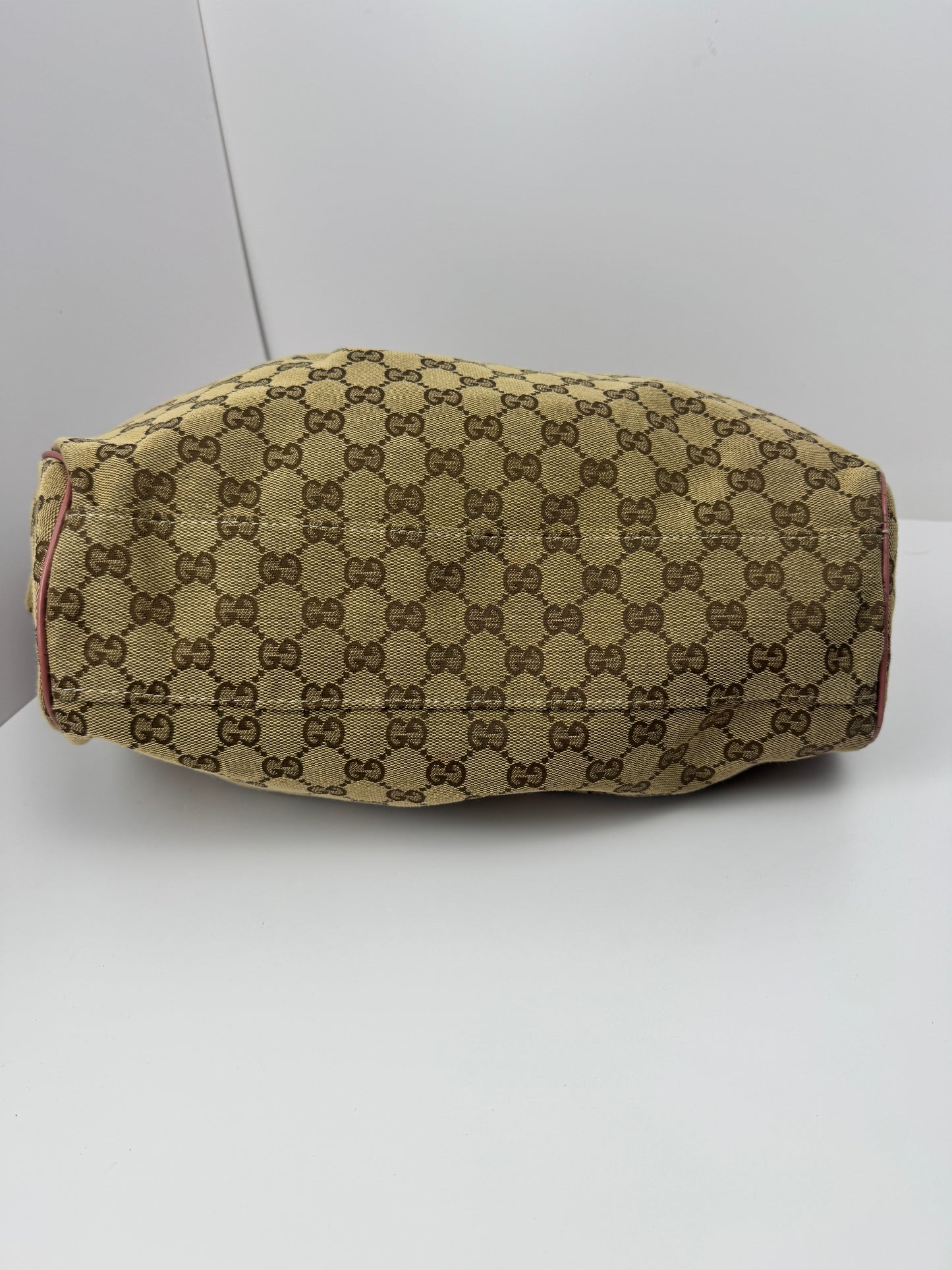 Gucci Sukey Hobo Shoulder GG Canvas Pink