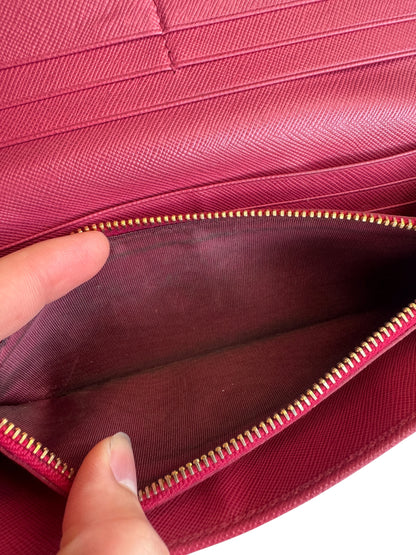WA2👛 Prada continental flap wallet (COA Included) retail $995