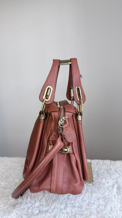 CHLOÉ Paraty Top handle leather bag