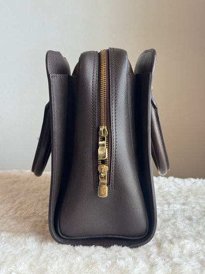 LOUIS VUITTON Triana Ebene Damier Bag