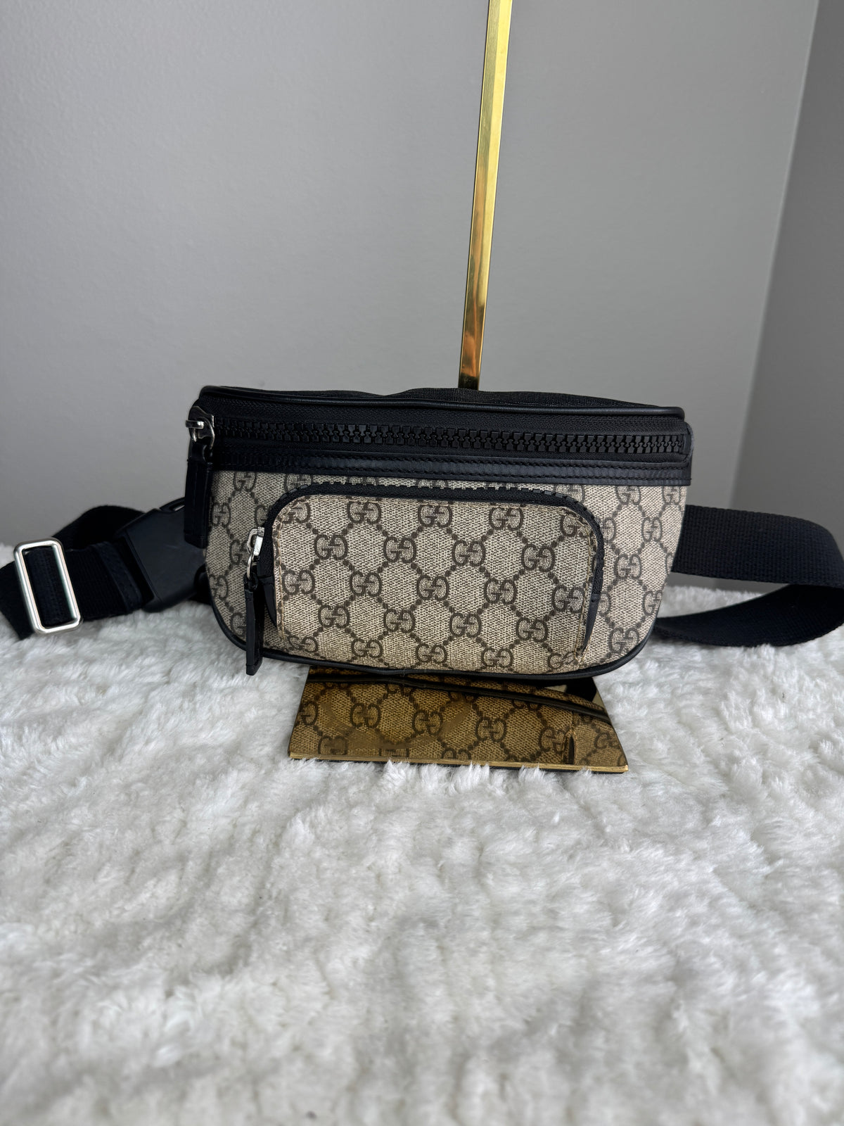 GUCCI Eden Waist Bag GG Coated Canvas Medium
