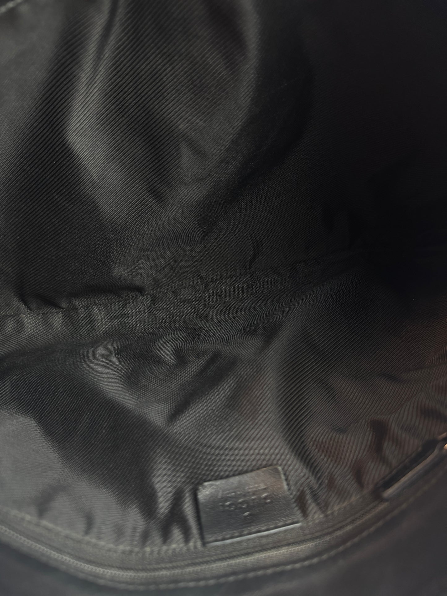 GUCCI Lobster Clasp Jackie O Hobo  Shoulder monogram Black