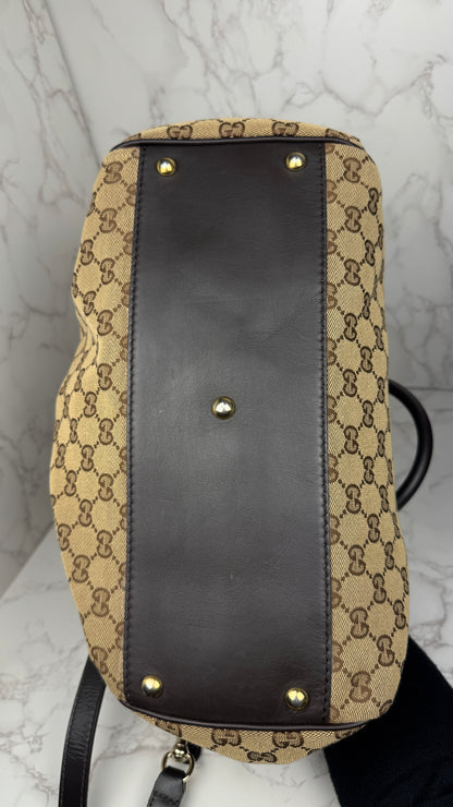 Gucci Scarlettt 2 way Tote Shoulder Bag GG