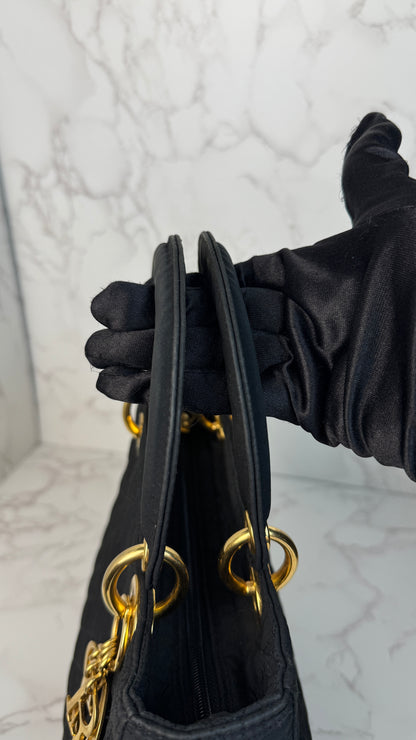 Christian Dior Lady Dior Quilted Tote Bag (Vintage)