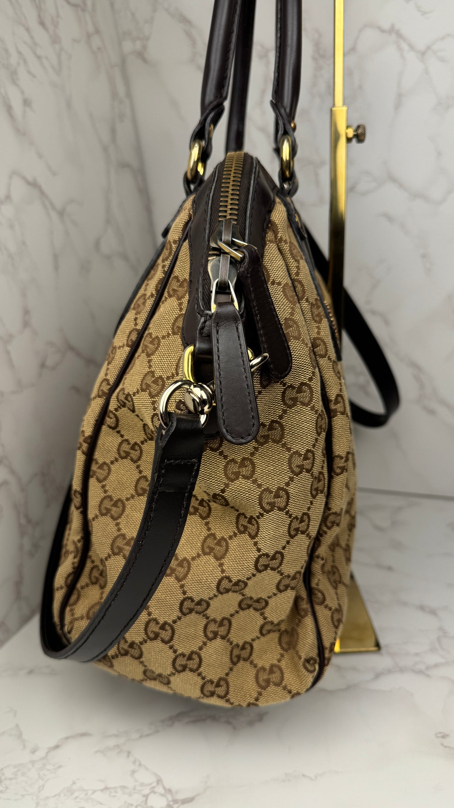Gucci Scarlettt 2 way Tote Shoulder Bag GG