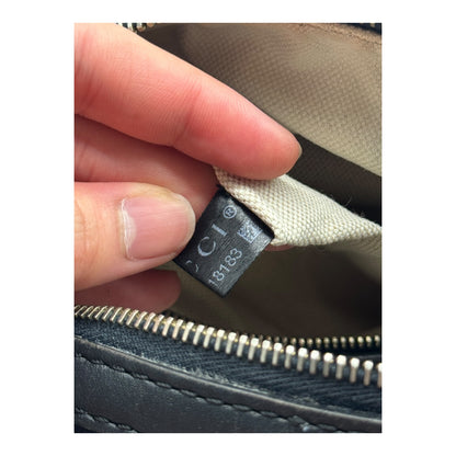 Authentic Gucci Boston GG Canvas Navy Blue