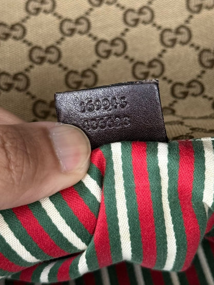 Gucci New Britt tote GG Canvas Medium