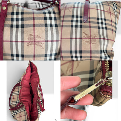 Burberry Salisbury Tote Haymarket check Red