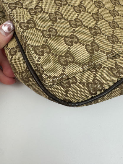 Gucci Flap Messenger GG Canvas Brown