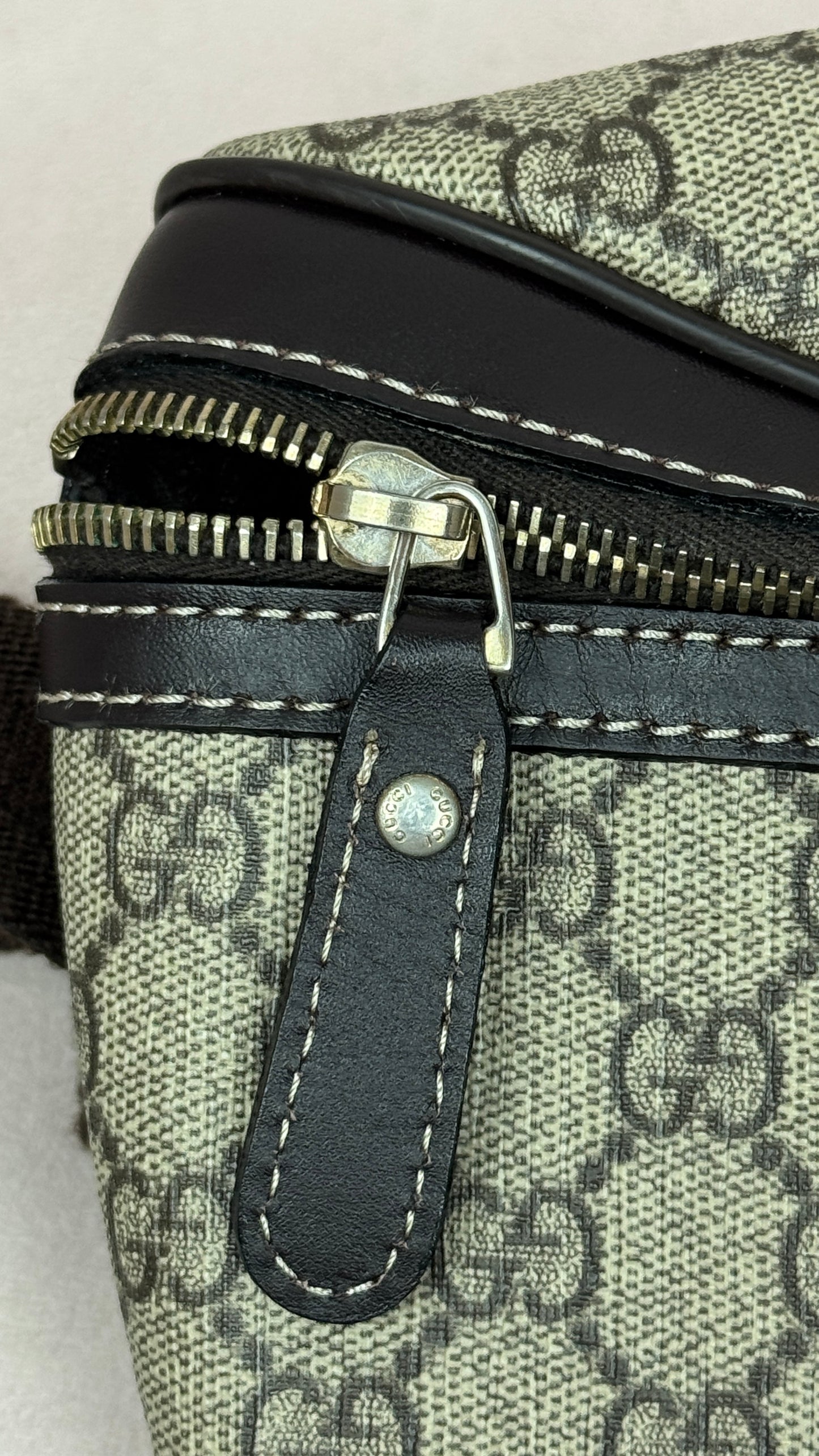 Gucci GG Supreme GG Belt Bag Coated Canvas Brown