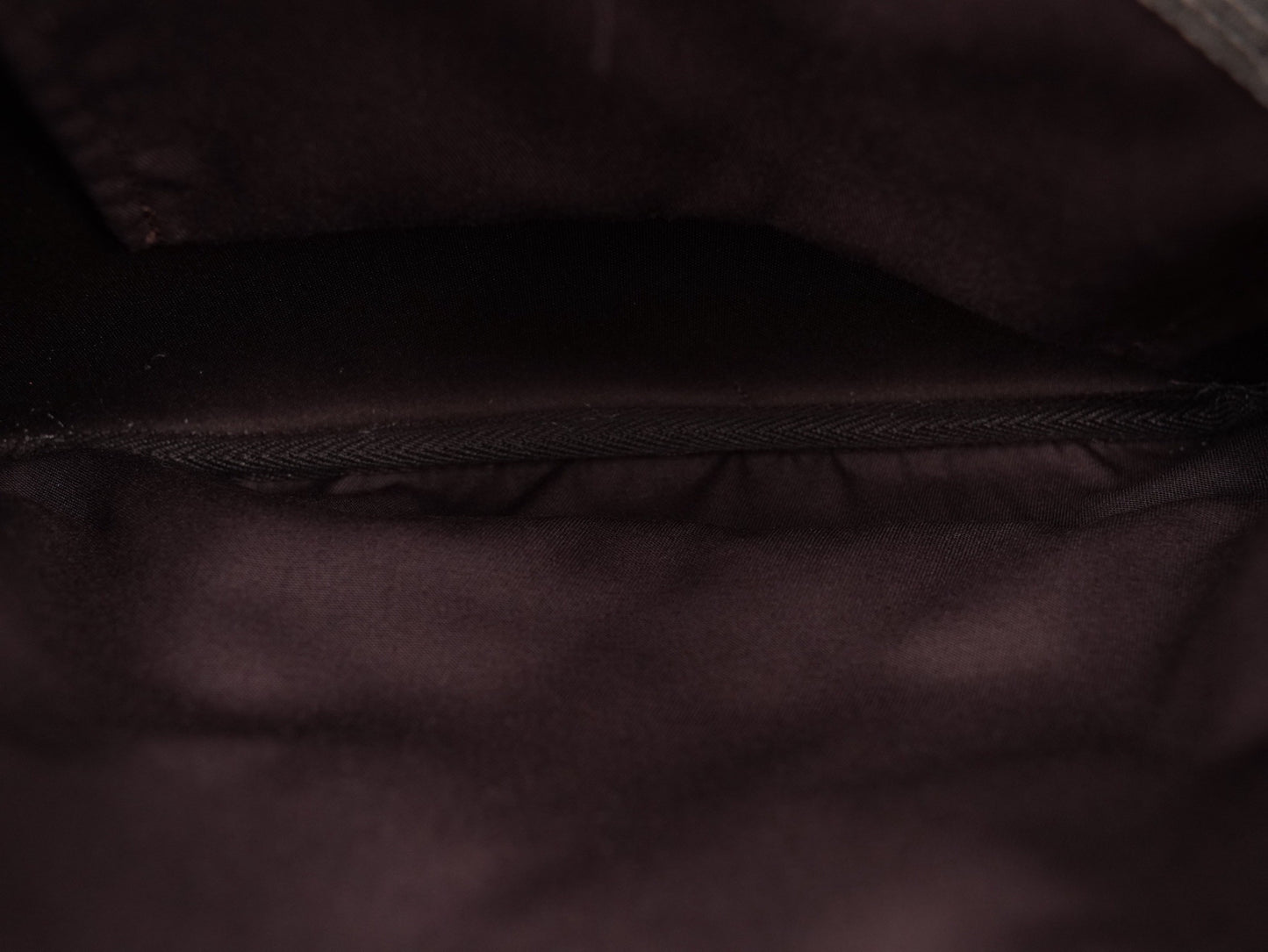 Gucci Front Zip Flat Messenger Bag Coated Canvas Medium