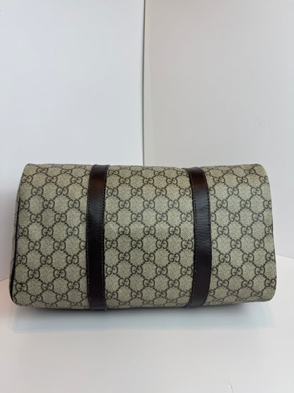 GUCCI Joy Boston GG Coated Canvas Brown