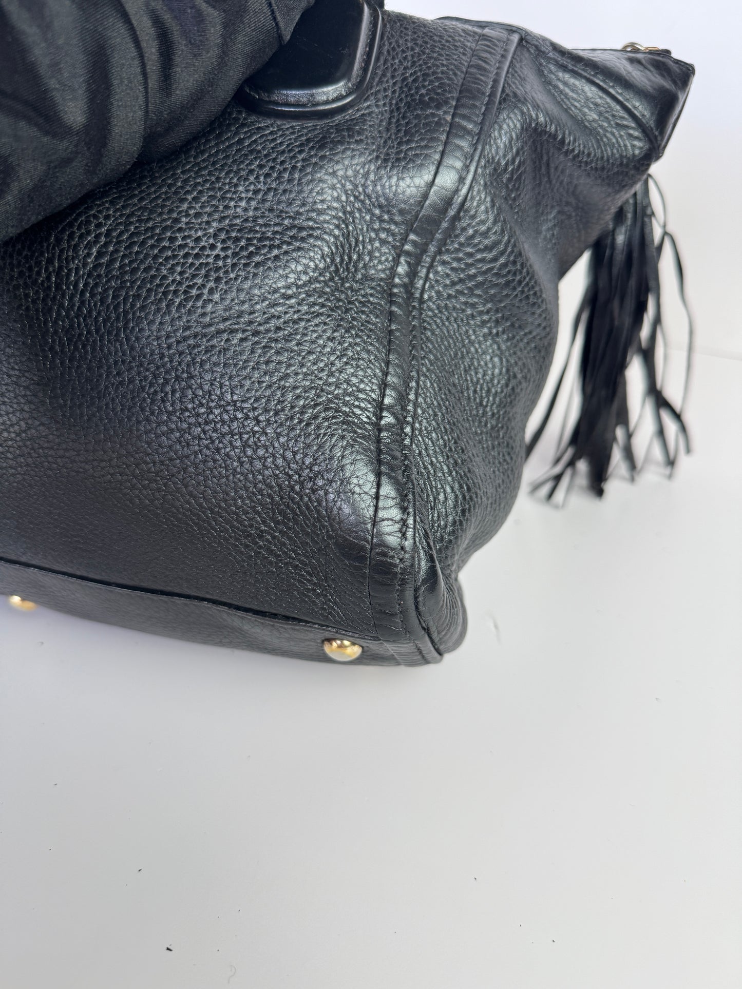 GUCCI Soho Zip Tote Leather Small