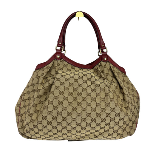 Gucci Sukey Large GG Canvas Burgundy