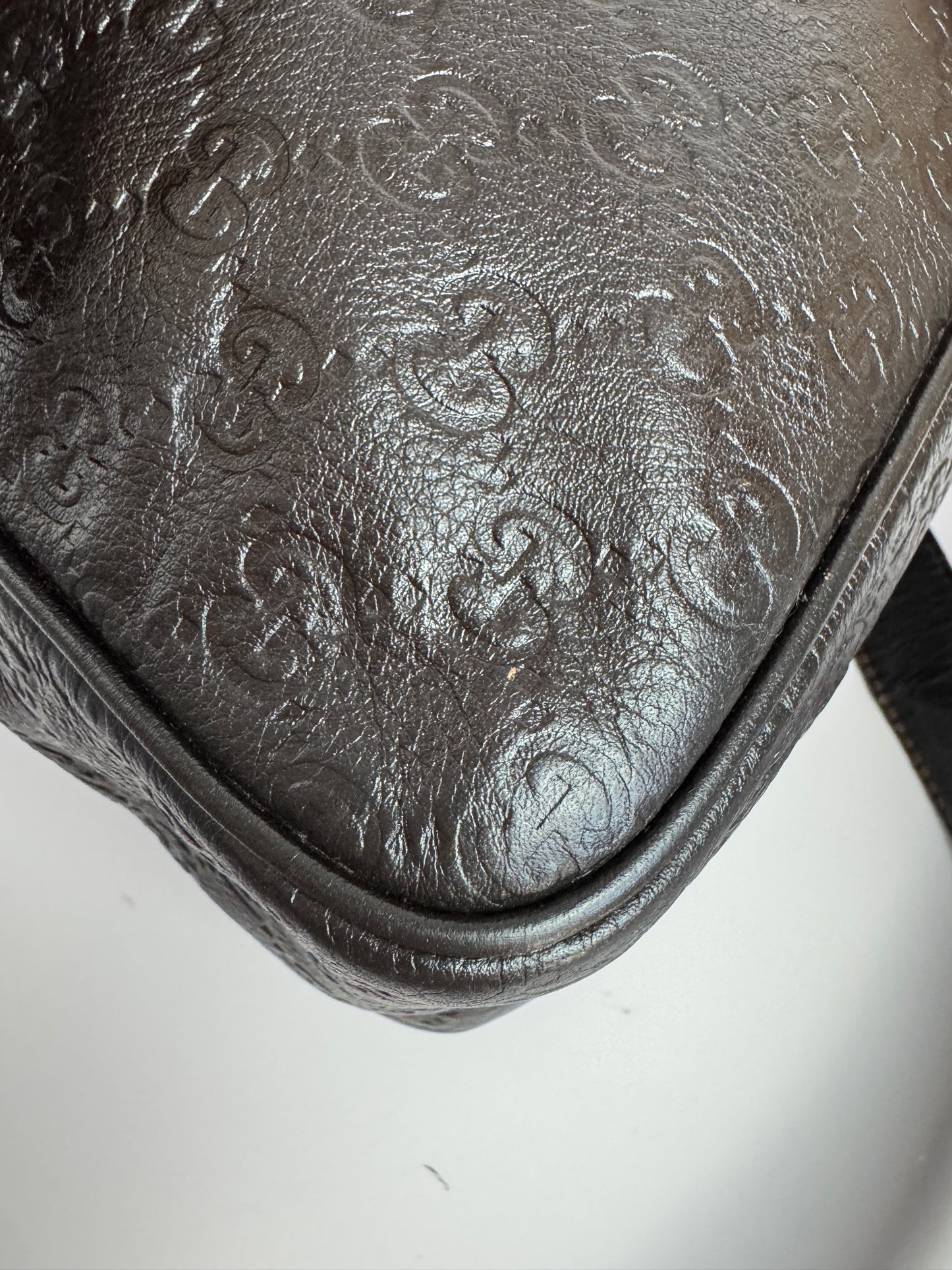 Gucci Flap Messenger GG Monogram Dark Brown
