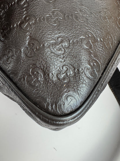 Gucci Flap Messenger GG Monogram Dark Brown