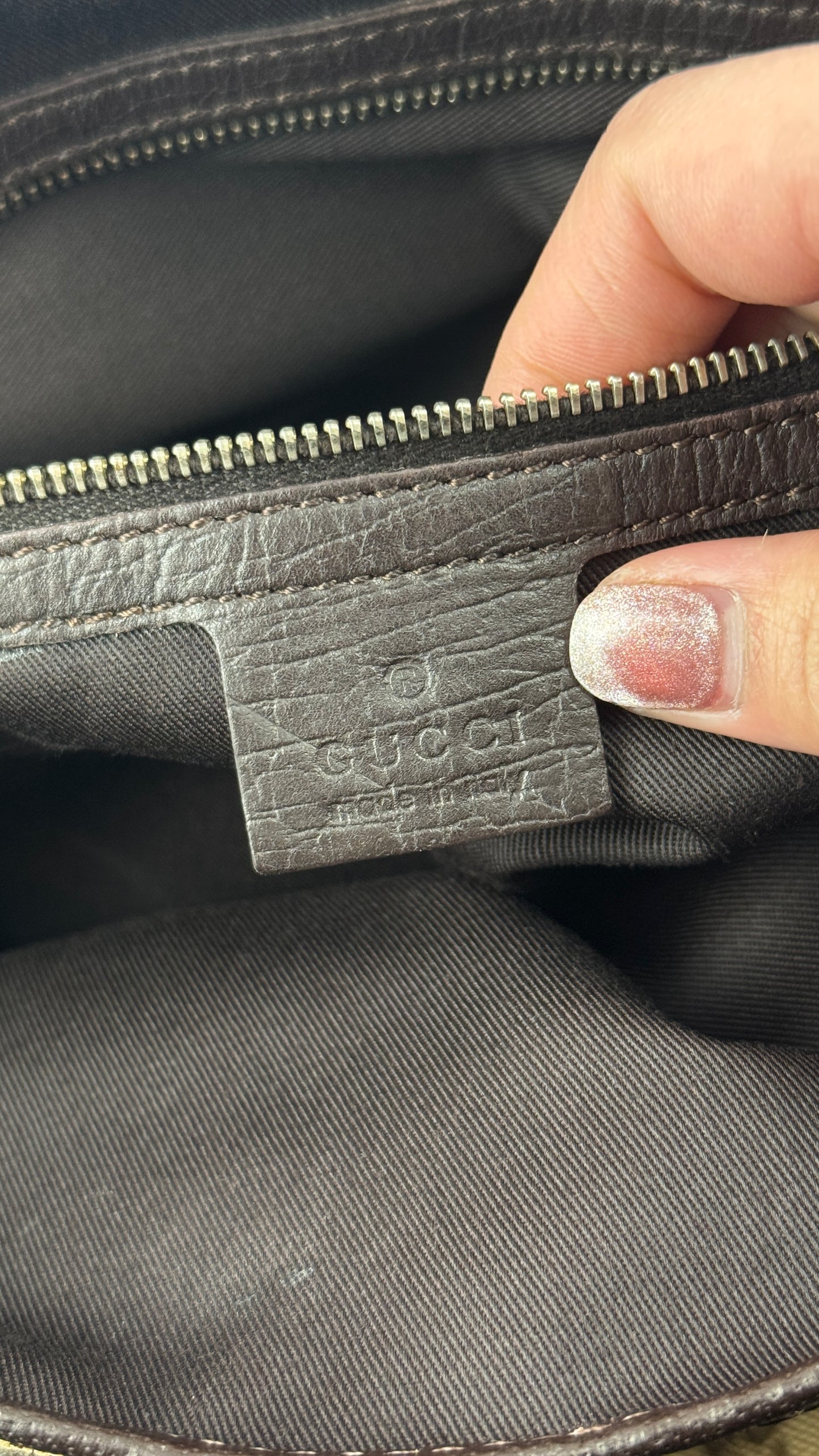 Gucci Web Tote GG Canvas  Brown