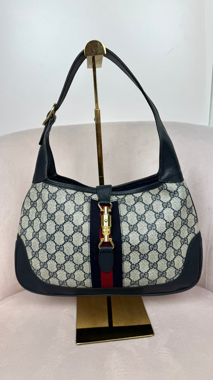 Gucci Jackie Shoulder Bag in Navy (Vintage)