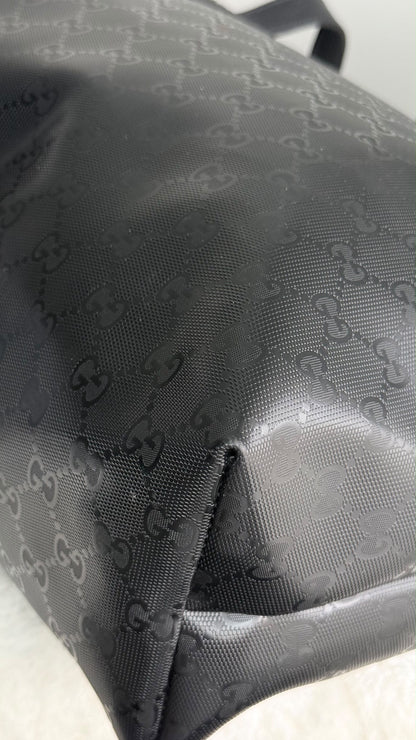 GUCCI Tote Medium GG Supreme Emprine Black Monogram