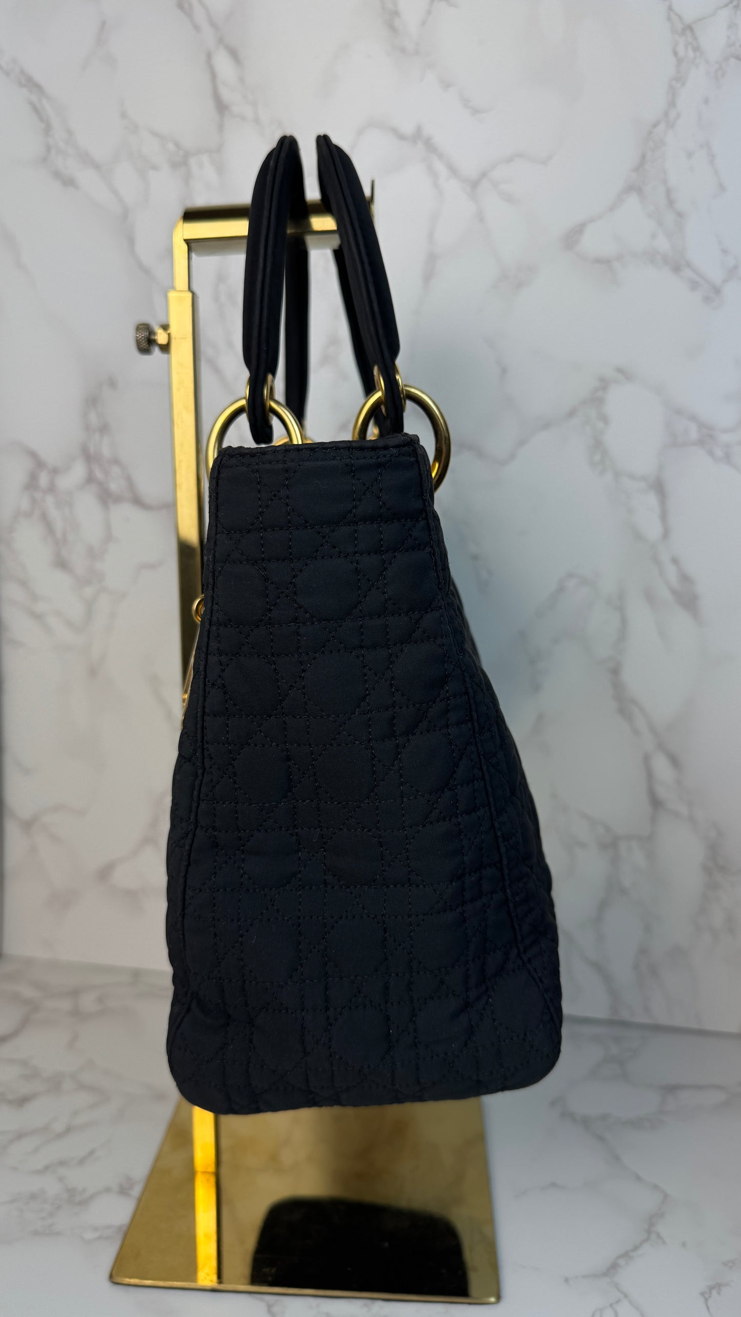 Christian Dior Lady Dior Quilted Tote Bag (Vintage)