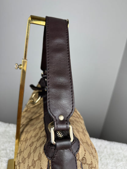 GUCCI Sukey Hobo GG Canvas Dark brown