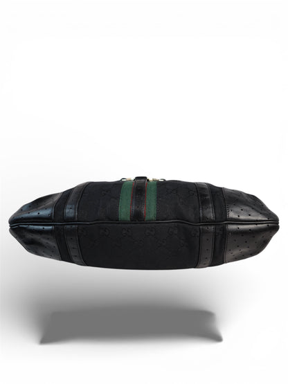 Gucci Reins GG Canvas Shoulder bag Black