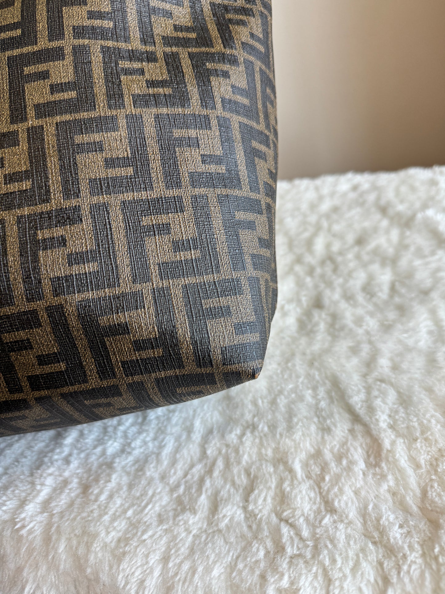 FENDI Roll Tote Zucca Coated Canvas Medium