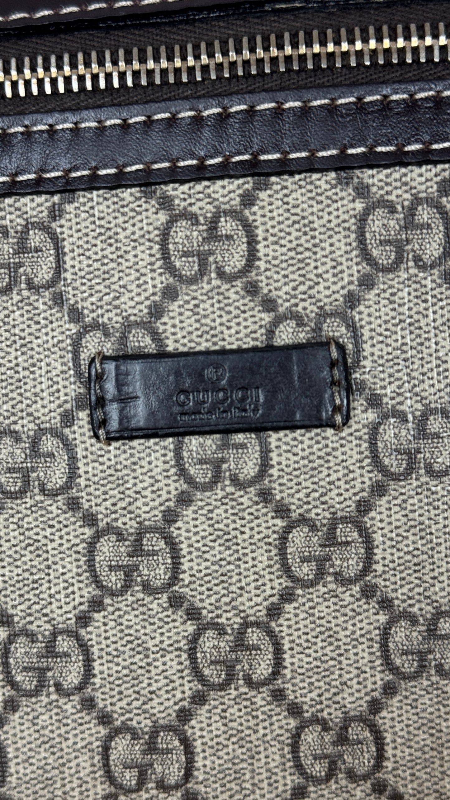 Gucci GG Supreme GG Belt Bag Coated Canvas Brown