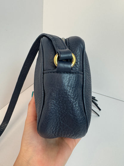 Gucci Soho Disco Camera bag in Navy leather Crossbody