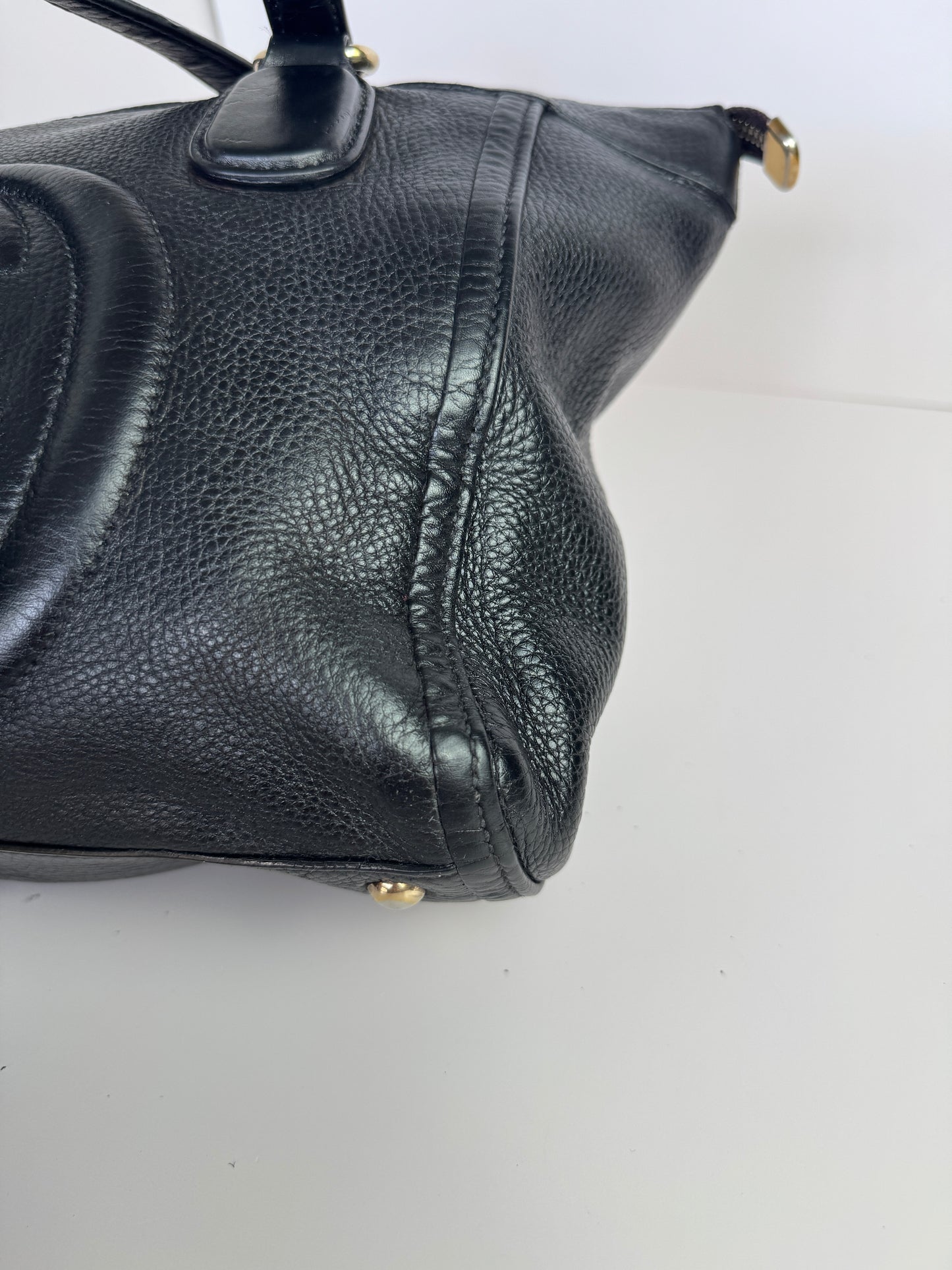 GUCCI Soho Zip Tote Leather Small